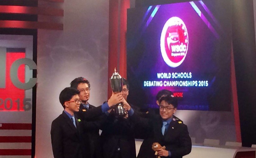 Singapore wins WSDC 2015, the first host nation to do so